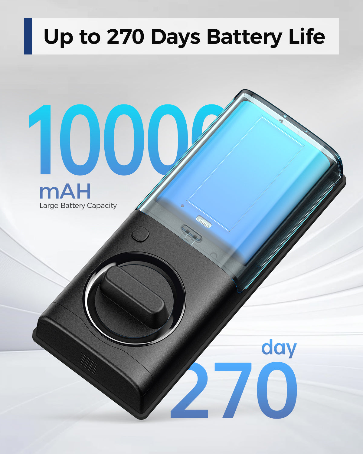 LNDU AL502 Smart Lock with Camera, 6 in 1 Camera+Doorbell+Fingerprint Keyless Entry Door Lock, WiFi Door Locks for Front Door with 32GB eMMC, 2K Doorbell Camera, App Control, PIR Detection, Chime Included