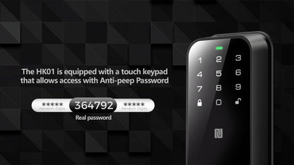 Keyless Entry Fingerprint Door Lock with Apple Home, Tap to Unlock,Smart Electronic Code Door Lock for Front Door or Back, Keypad Door Lock with Handle