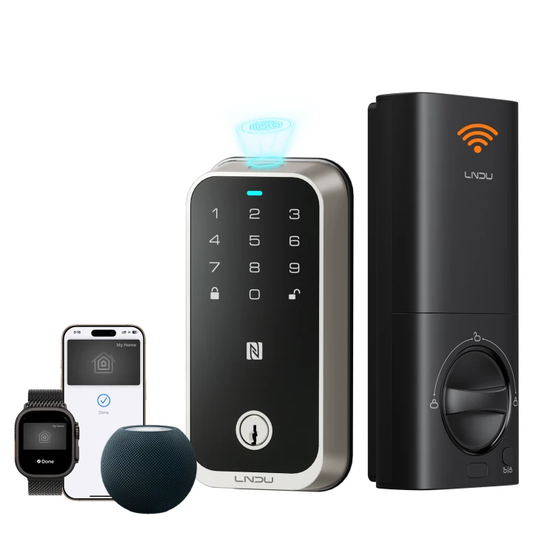 LNDU HK01W Smart Lock Silver Version