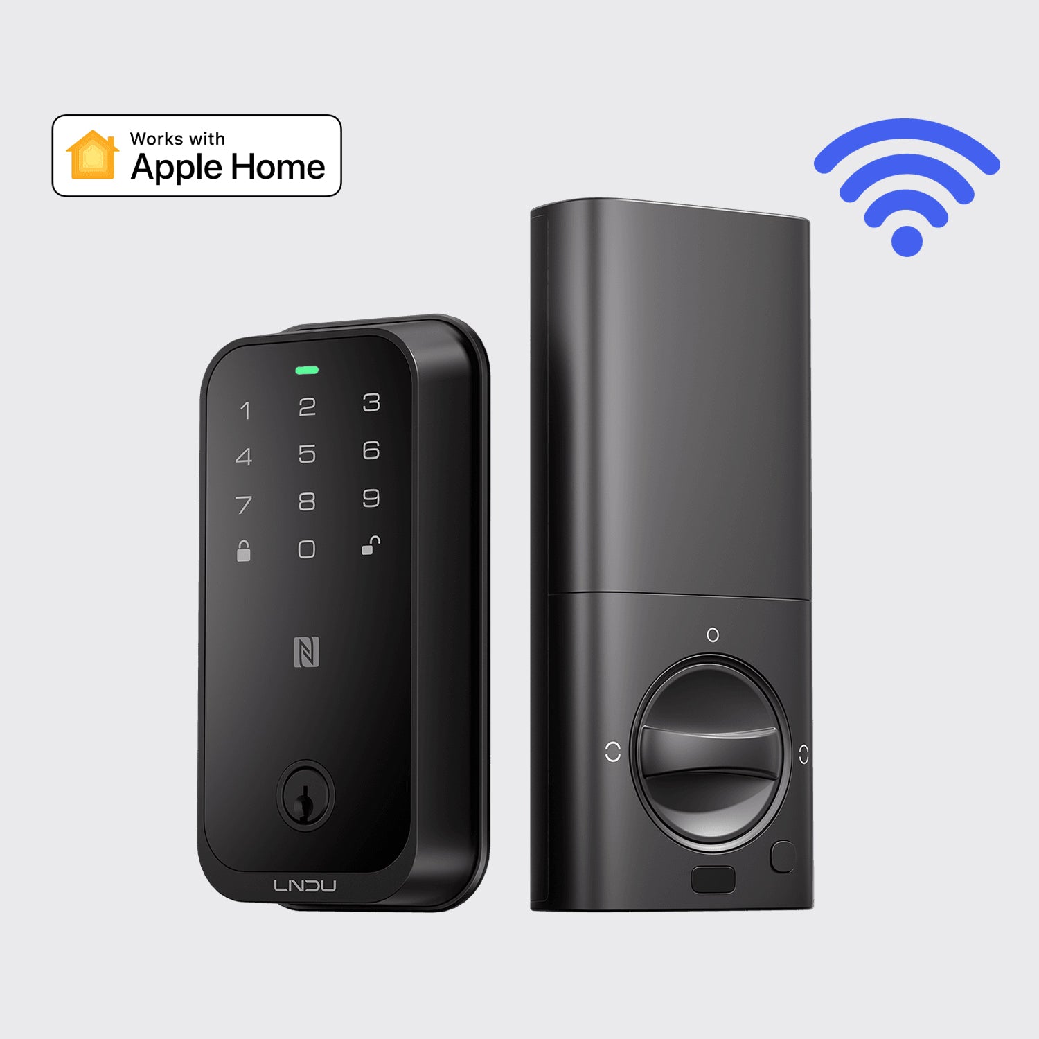 LNDU HK01W Smart Lock Silver Version